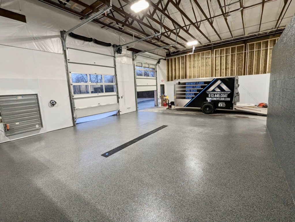 2000 ft.² Epoxy Flooring Commercial for Cronin Chrysler Dodge Jeep Ram - Lebanon OH-min