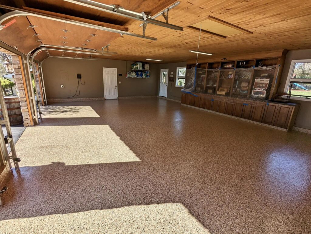 epoxy flooring color Cincinnati Ohio