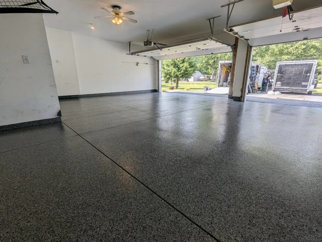 epoxy flooring in garage Cincinnati oh after