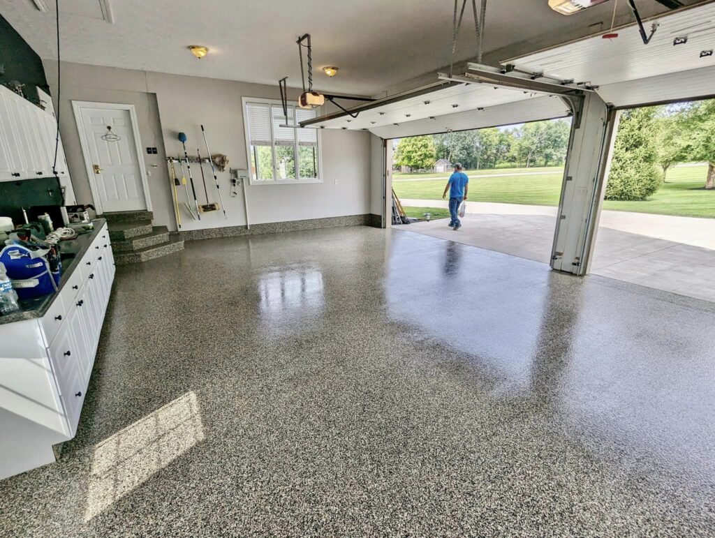 epoxy flooring in garage cincinnati oh