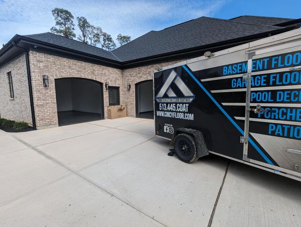 epoxy flooring in garage cincinnati oh