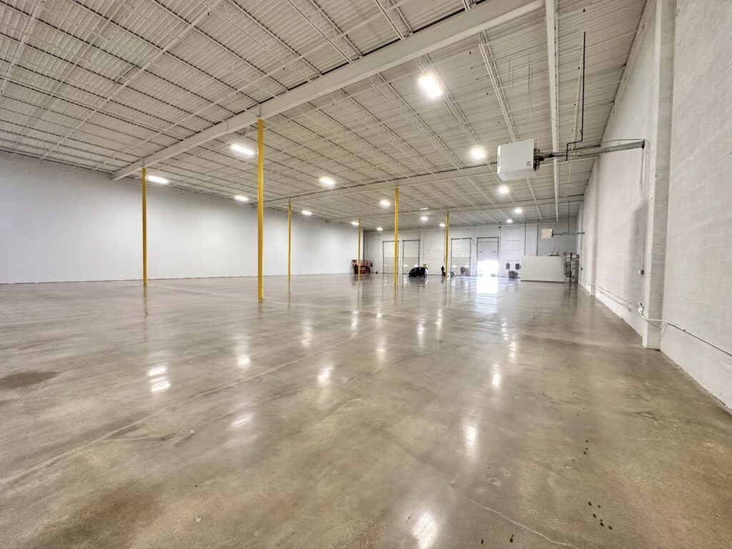 Commercial Concrete Polishing Near Cincinnati Ohio 20,000 SQ FT Industrial Floor Firm Foundation Floor Coatings in Cincinnati 4