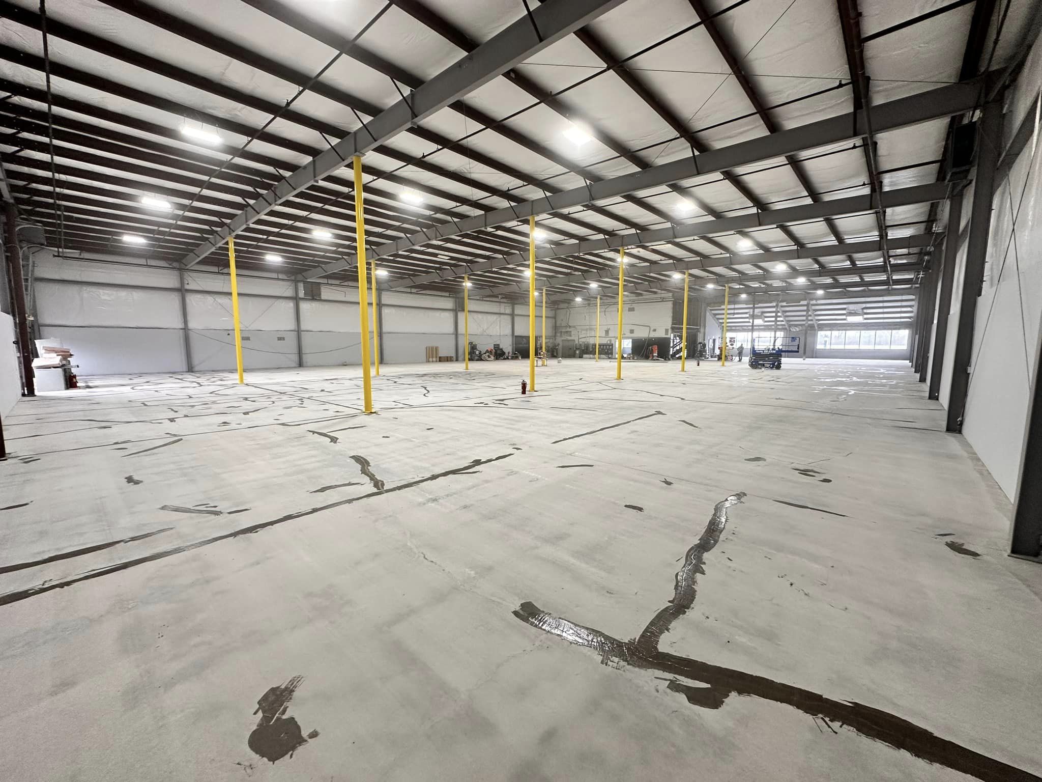 Commercial Concrete Polishing Near Cincinnati Ohio 20,000 SQ FT Industrial Floor Firm Foundation Floor Coatings in Cincinnati 6